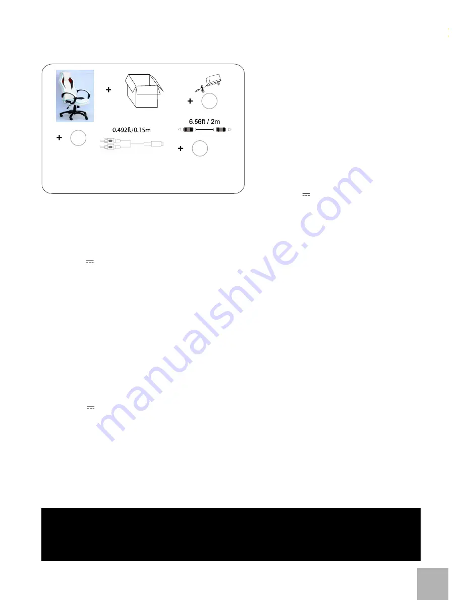 X Rocker 5177301 Manual Download Page 3