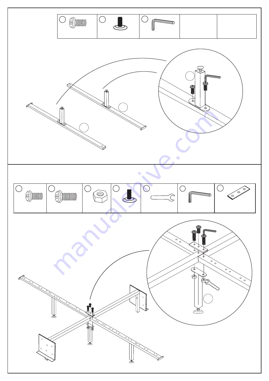 X Rocker CERBERUS GAMING BED IN A BOX Assembly Instruction Manual Download Page 4