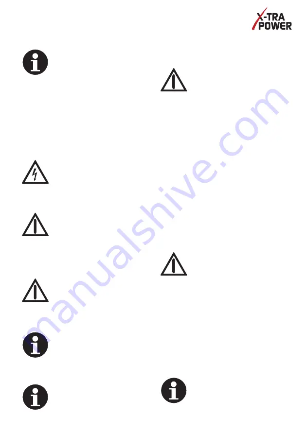 X-Tra Power XPA Series Translation Of The Original Operating Instructions Download Page 101