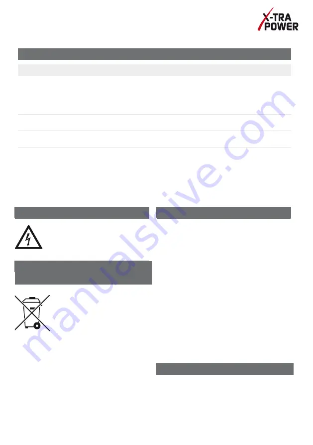 X-Tra Power XPA12/24-12 Скачать руководство пользователя страница 22