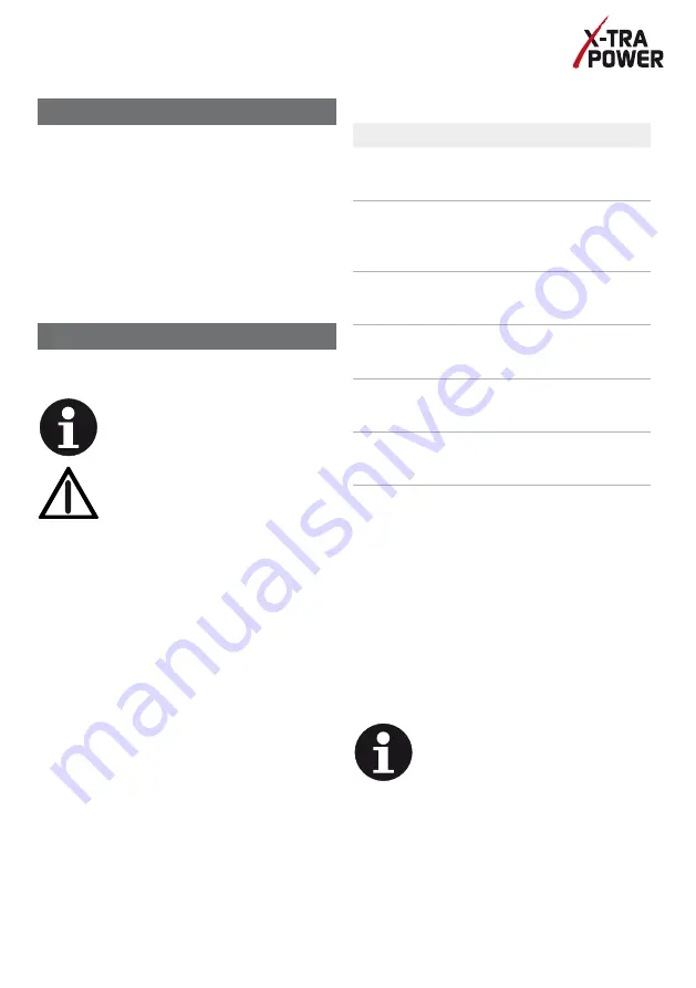 X-Tra Power XPA12/24-2 Translation Of The Original Operating Instructions Download Page 10