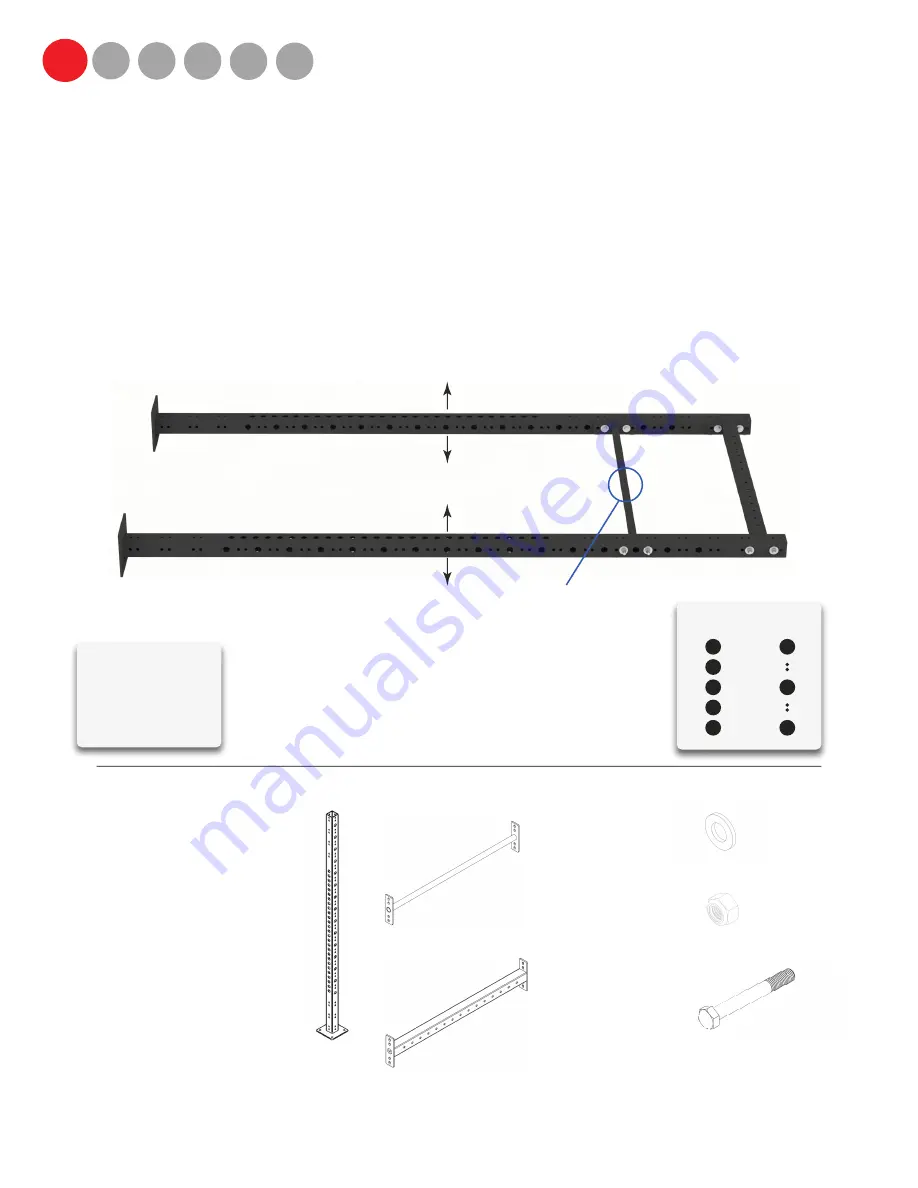 X Training Equipment COMPETITION FREESTANDING RIG Скачать руководство пользователя страница 6