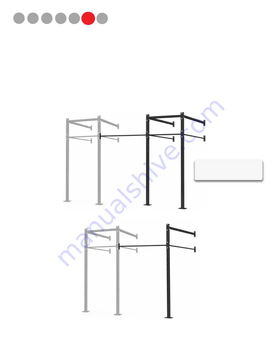 X Training Equipment COMPETITION PULL-UP RIG Assembly Manual Download Page 11