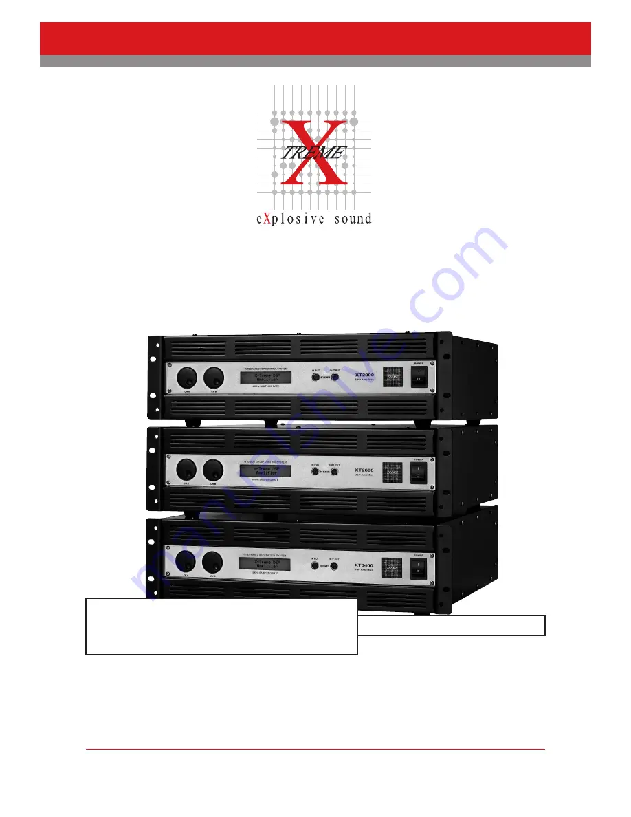 X-TREME XT2000 Operation Instruction Manual Download Page 1