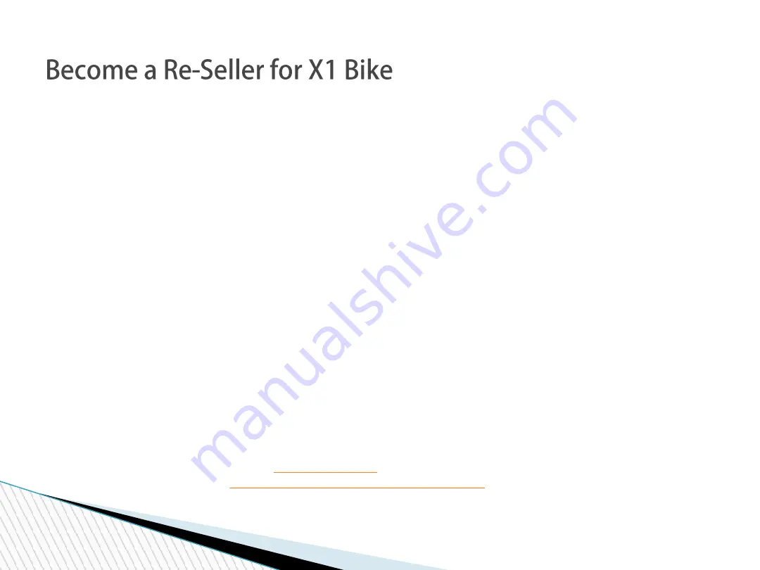 X1 Bike X1 Electron User Manual Download Page 17