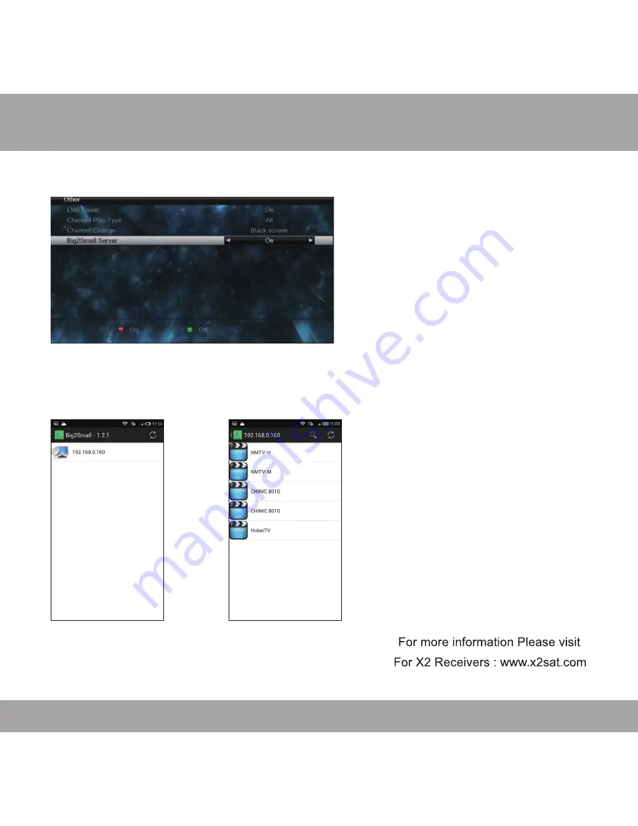 X2SAT PREMUIM III Quick Manual Download Page 7