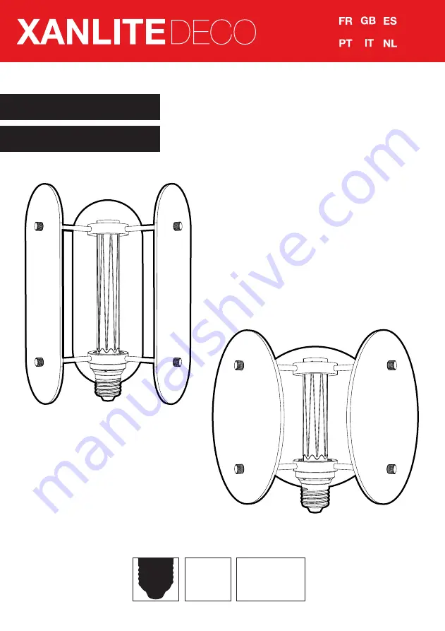 XanLite DECO RFDHE180TFR User Manual Download Page 1