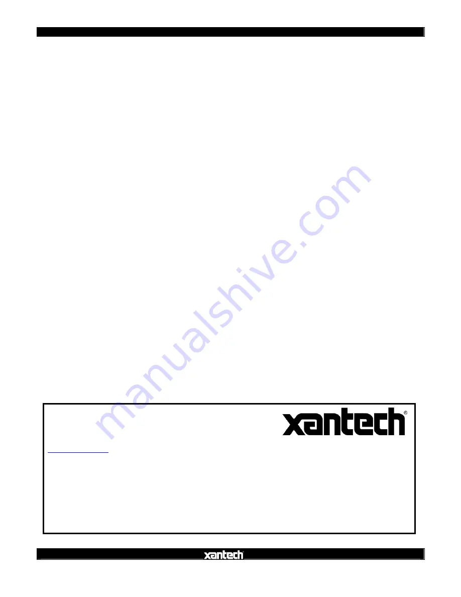 Xantech ISM4 Installation And Programming Manual Download Page 36