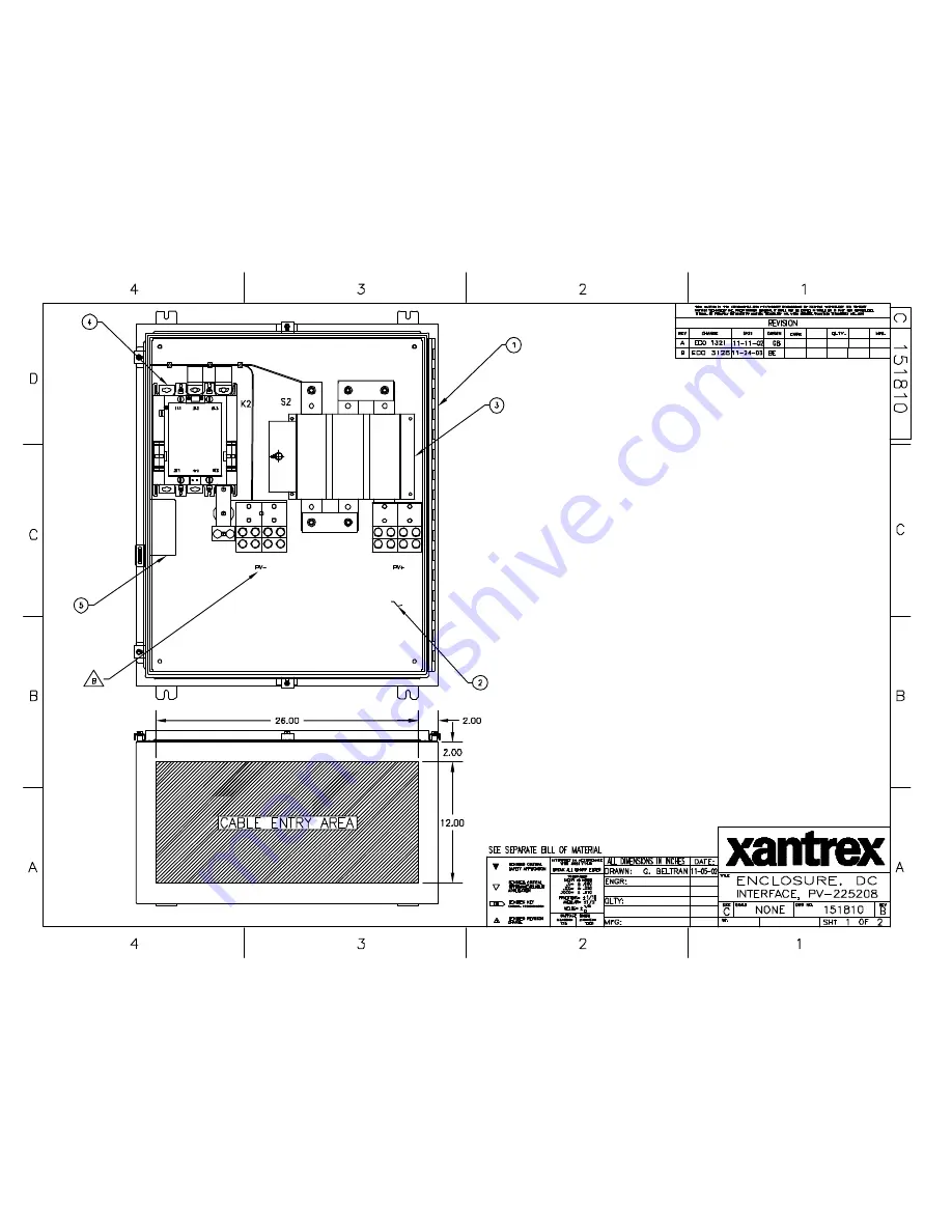 Xantrex PV-225208 Operation And Maintenance Manual Download Page 44