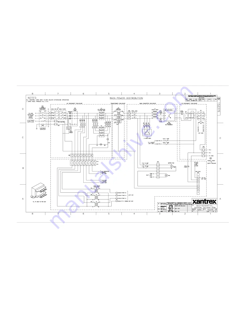 Xantrex PV100S-208 Operation And Maintenance Manual Download Page 113