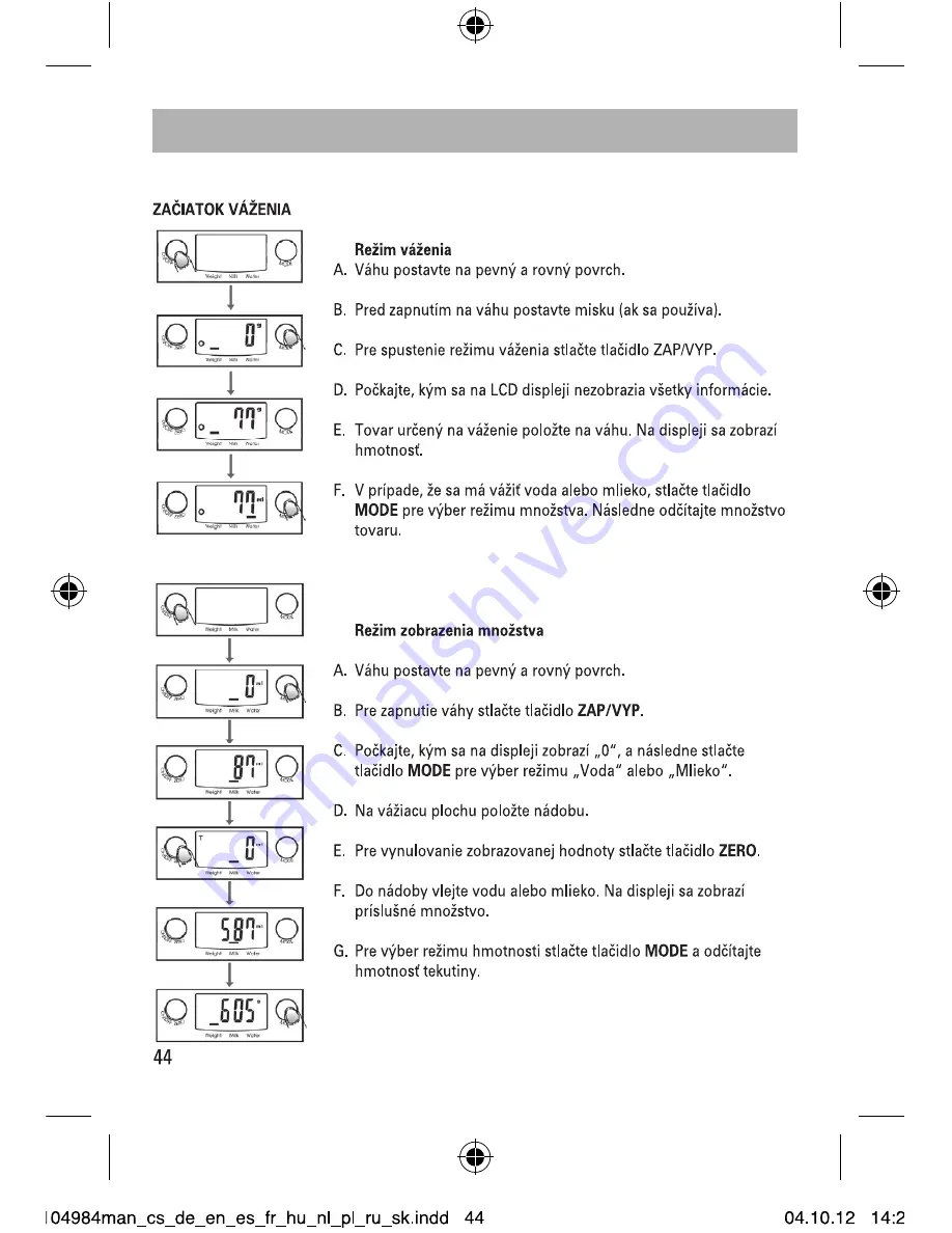 Xavax 104984 Operating Instructions Manual Download Page 44