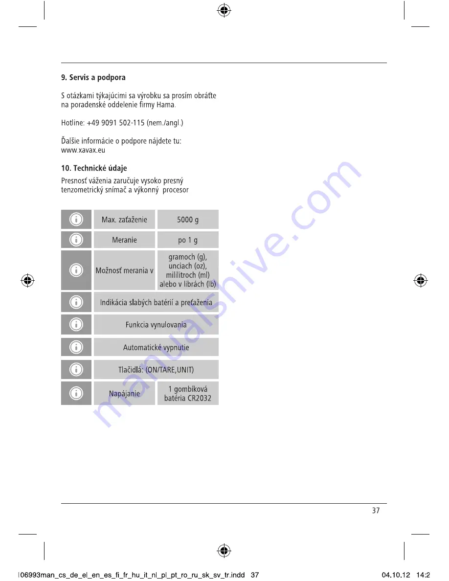 Xavax 106993 Operating Instructions Manual Download Page 39