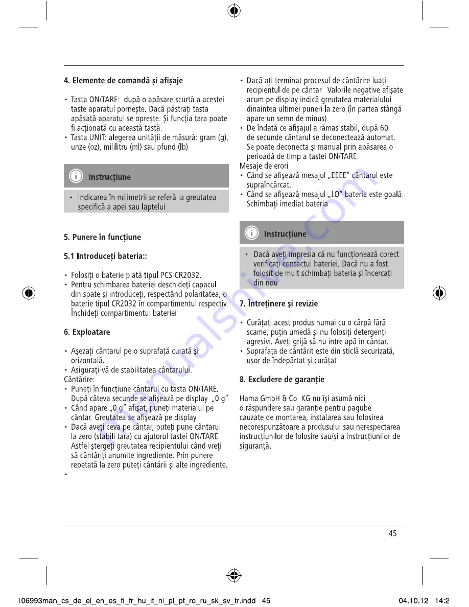 Xavax 106993 Operating Instructions Manual Download Page 47