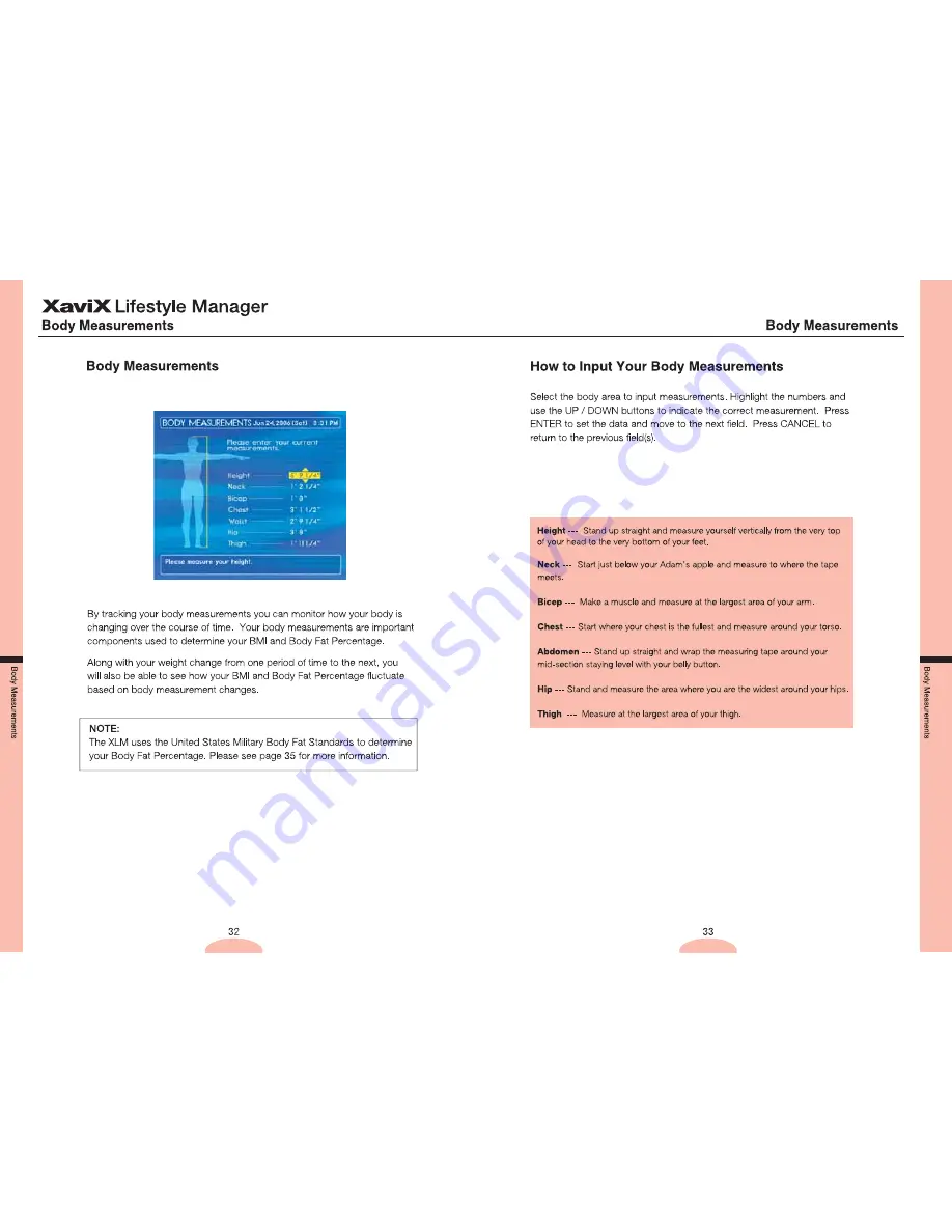 Xavix Lifestyle Manager User Manual Download Page 18