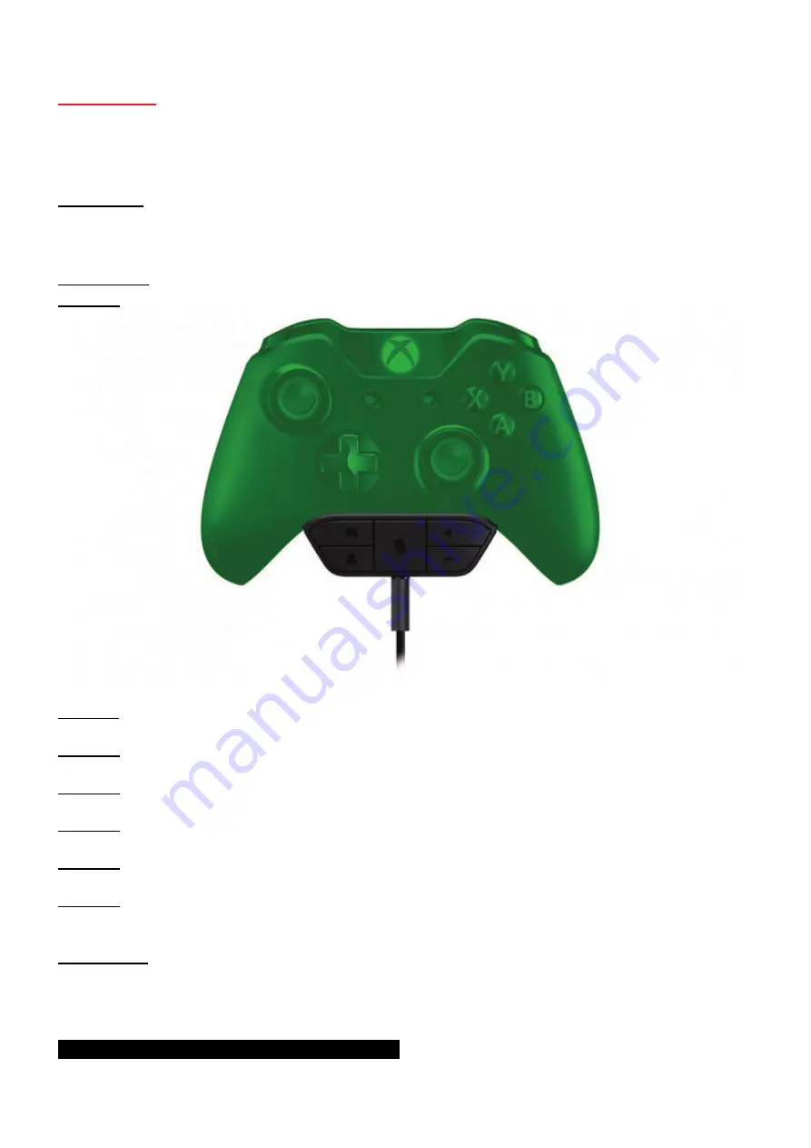 XBOX ONE Faq Manual Download Page 3