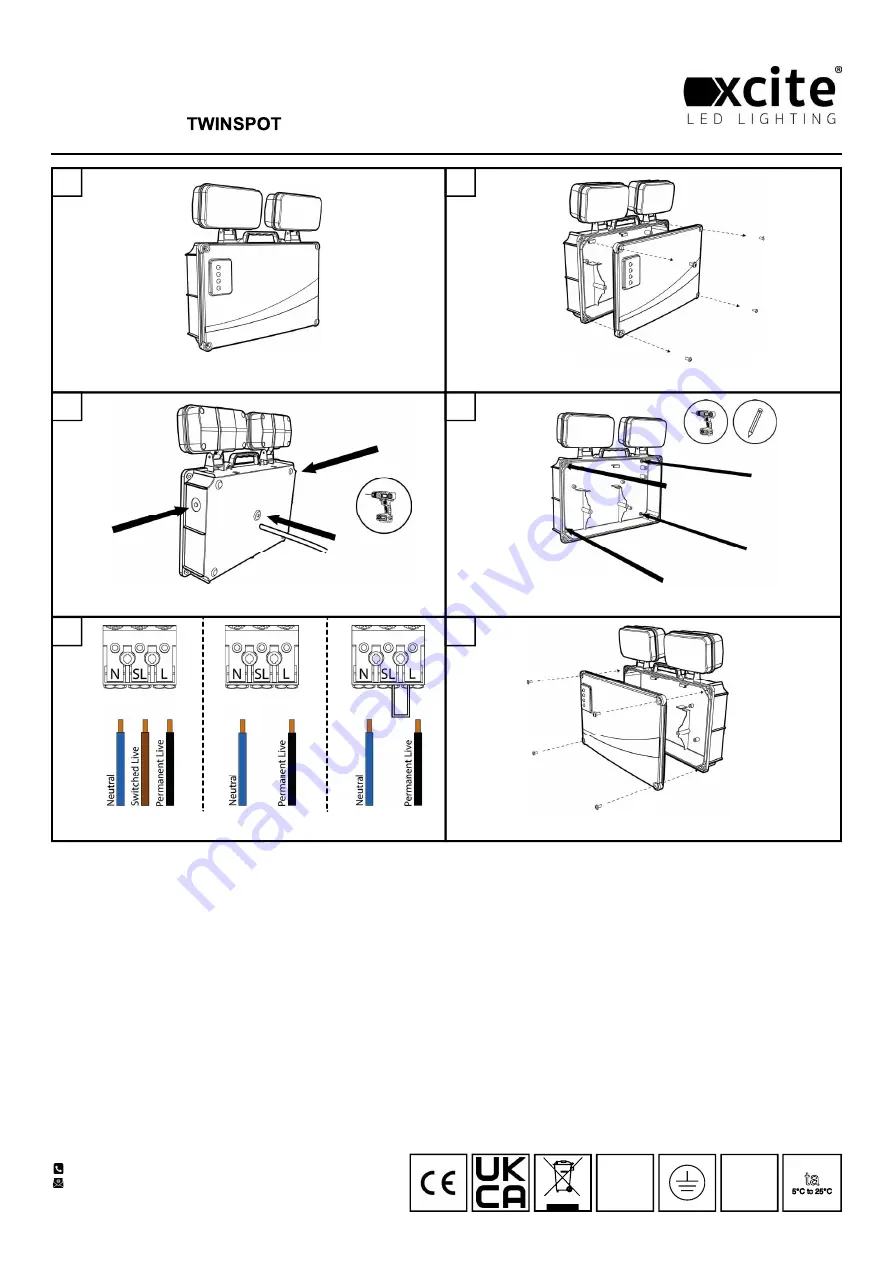 XCITE TWINSPOT Скачать руководство пользователя страница 2