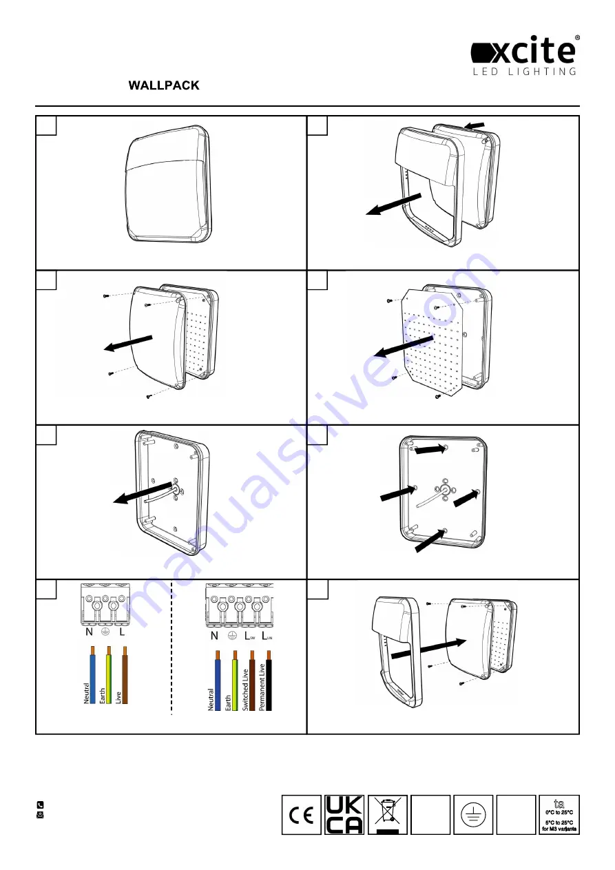 XCITE WALLPACK Скачать руководство пользователя страница 2