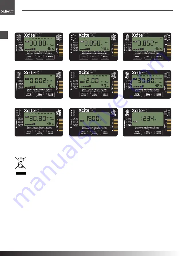 XciteRC Battery Check + Balancer Series Manual Download Page 4