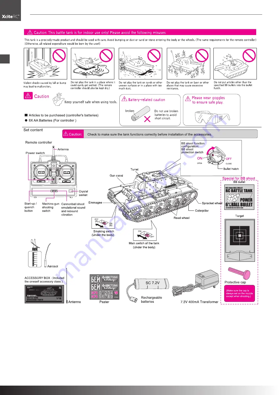 XciteRC KW-1 Standard M Manual Download Page 22