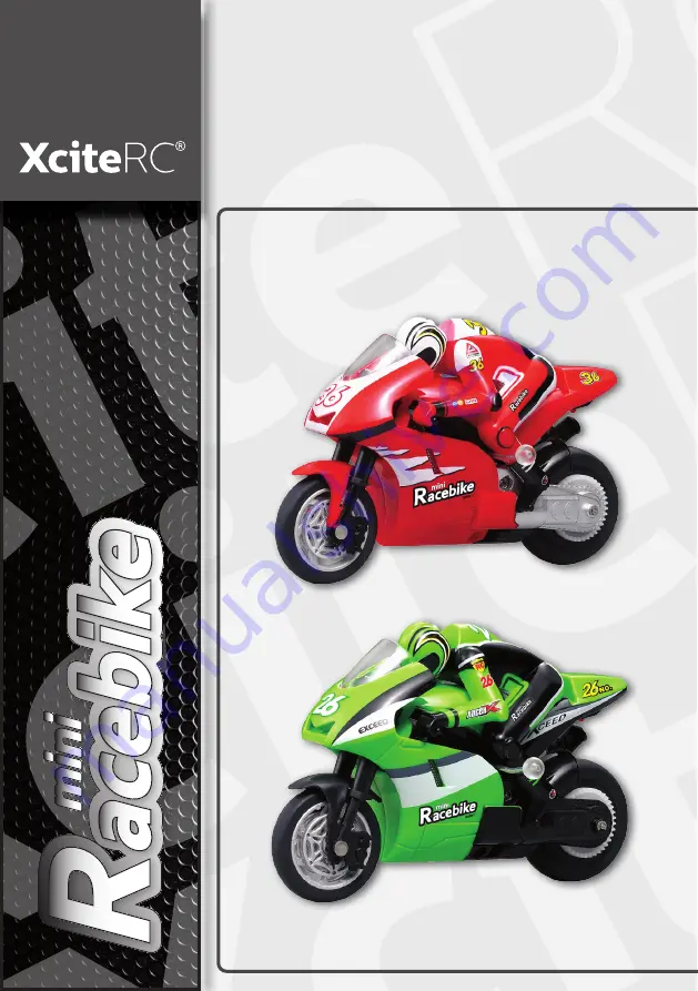 XciteRC RC Mini-Racebike RTR 2,4 GHz red Manual Download Page 1