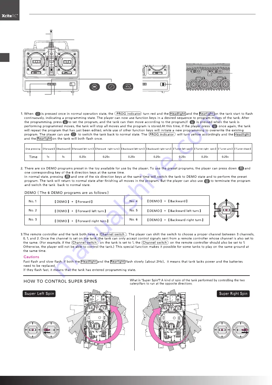 XciteRC U.S. M4A3 Sherman Standard M Manual Download Page 32