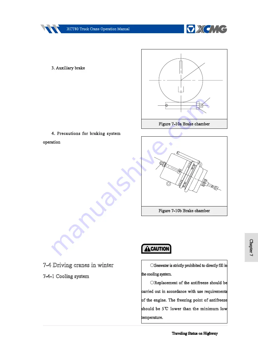 XCMG XCT80 Operation Manual Download Page 121