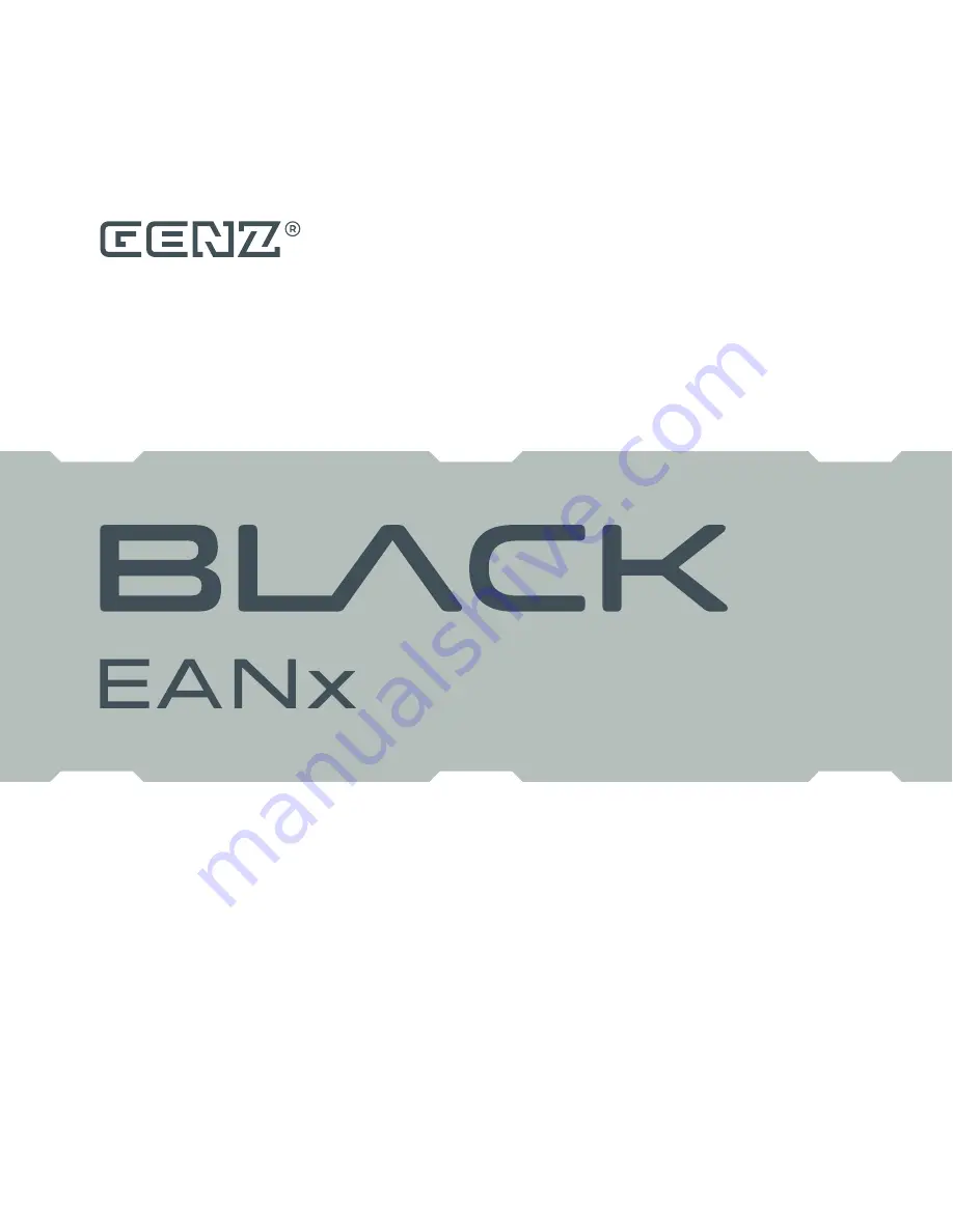 xDEEP BLACK EANX Скачать руководство пользователя страница 1