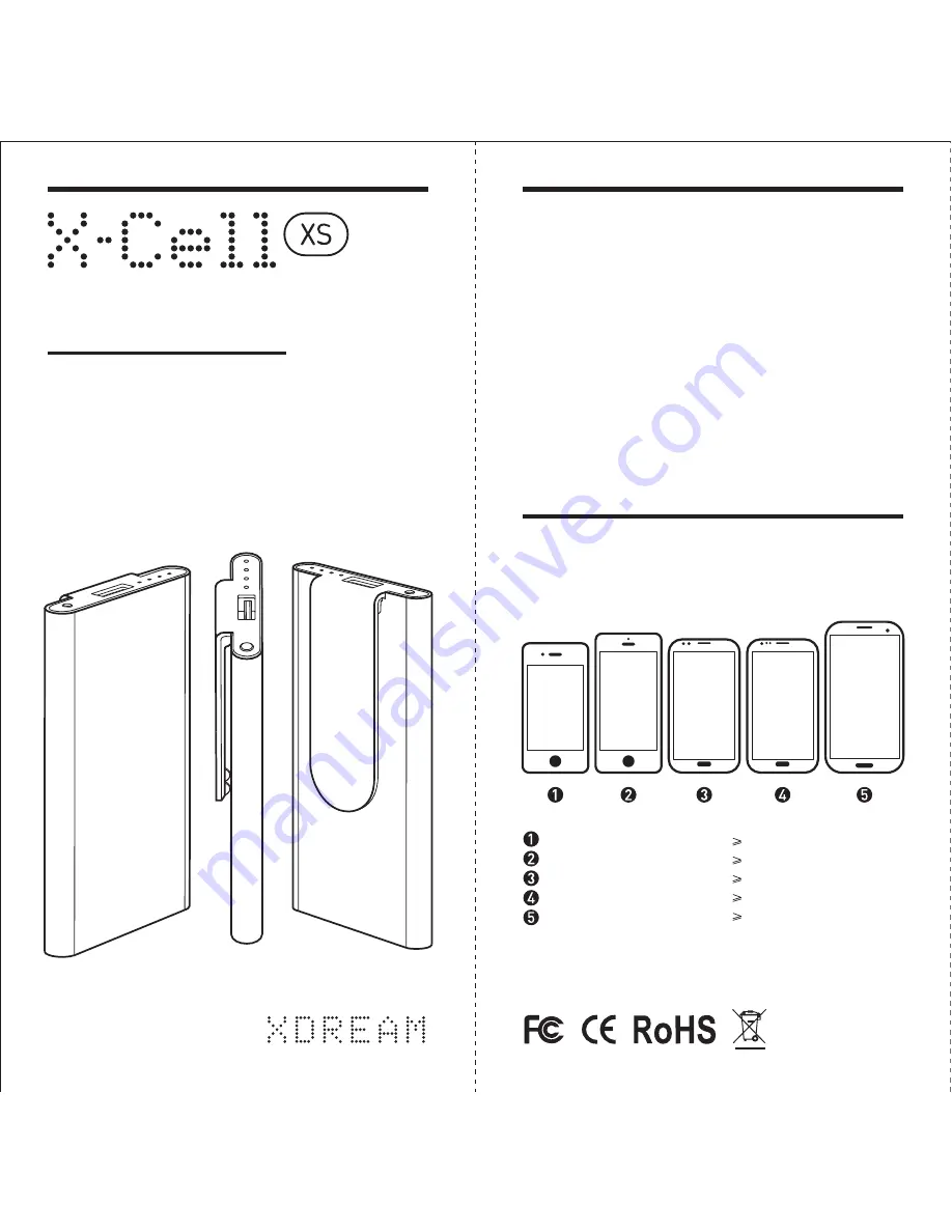 XDream X-Cell XS User Manual Download Page 1