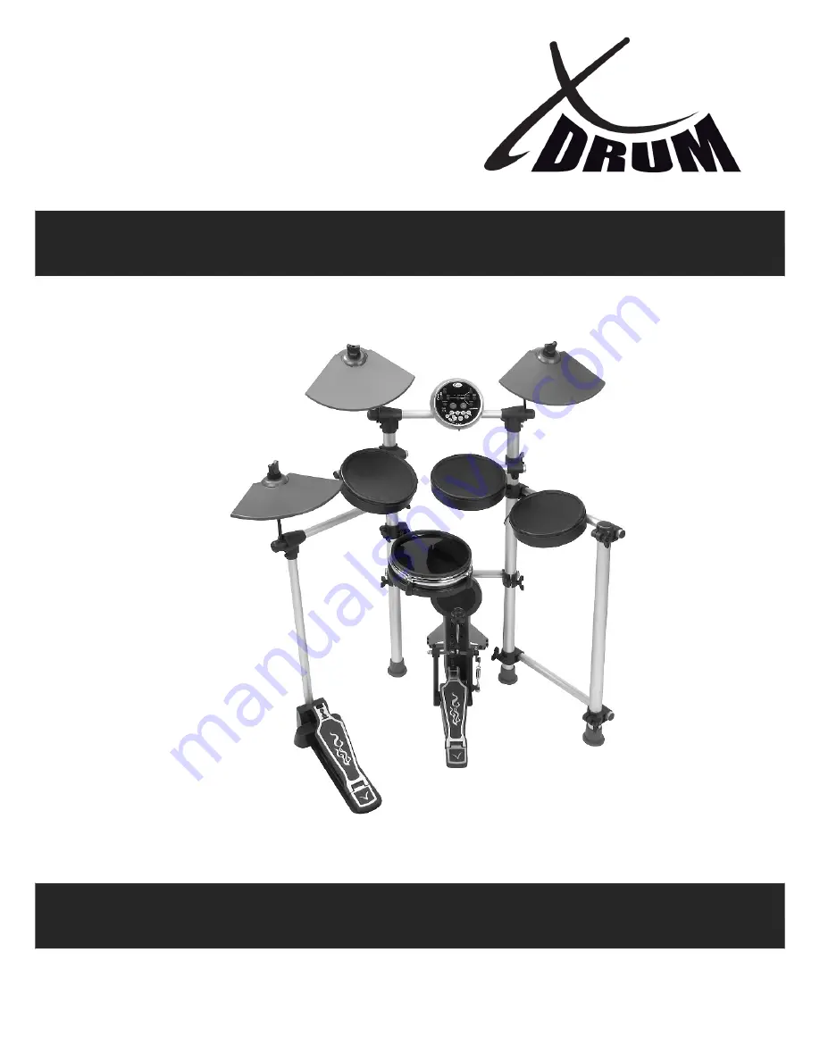 XDrum DD-501 Скачать руководство пользователя страница 1