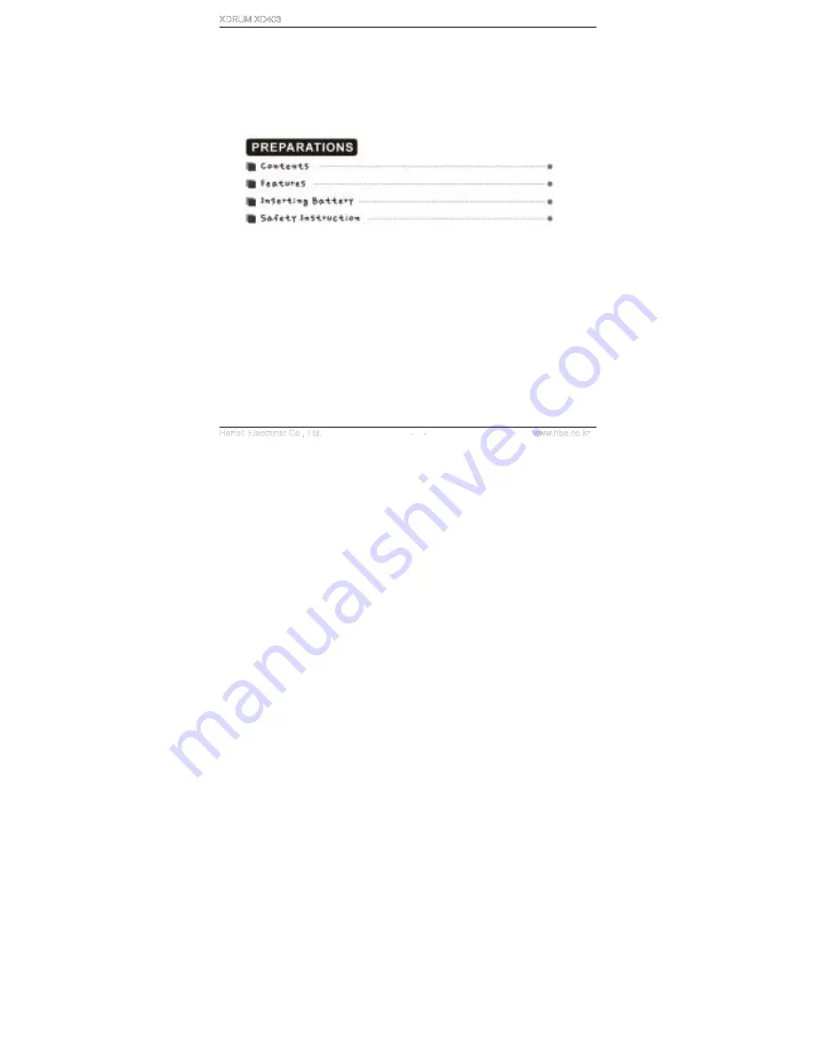 XDrum XD403 User Manual Download Page 2