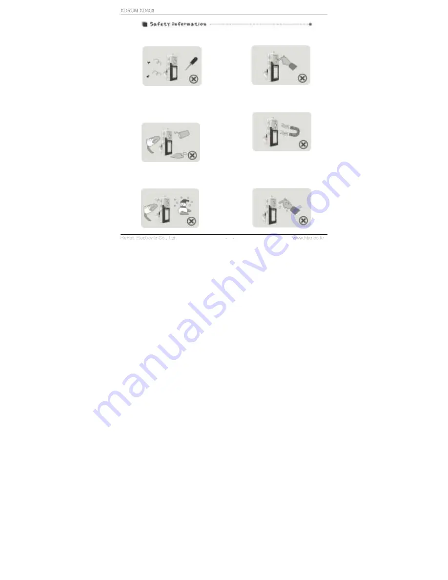 XDrum XD403 User Manual Download Page 5