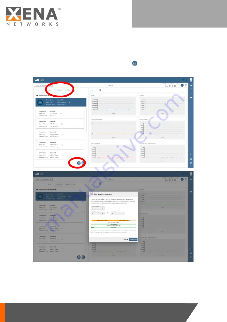 Xena Networks SafireManager User Manual Download Page 34