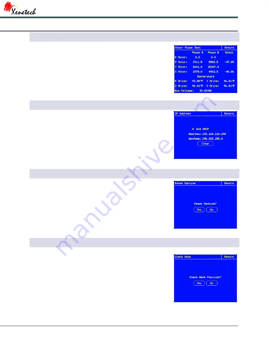 Xenetech Duo 1218 Installation & Table Manual Download Page 35