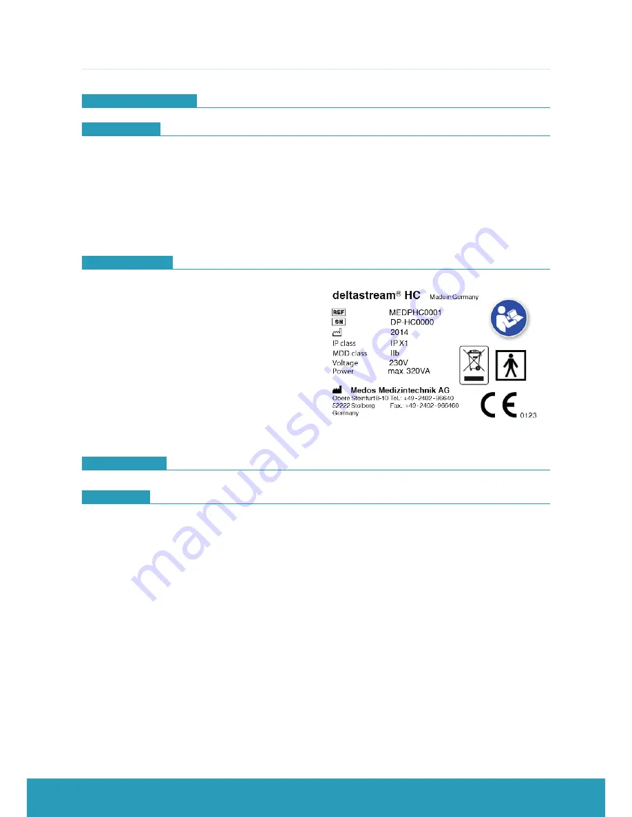 Xenios DELTASTREAM HC Instructions For Use Manual Download Page 16