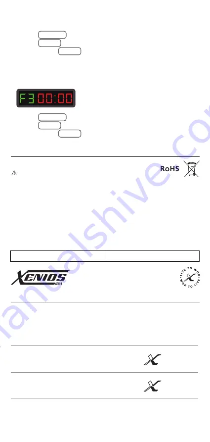 Xenios The Nano Timer User Manual Download Page 4