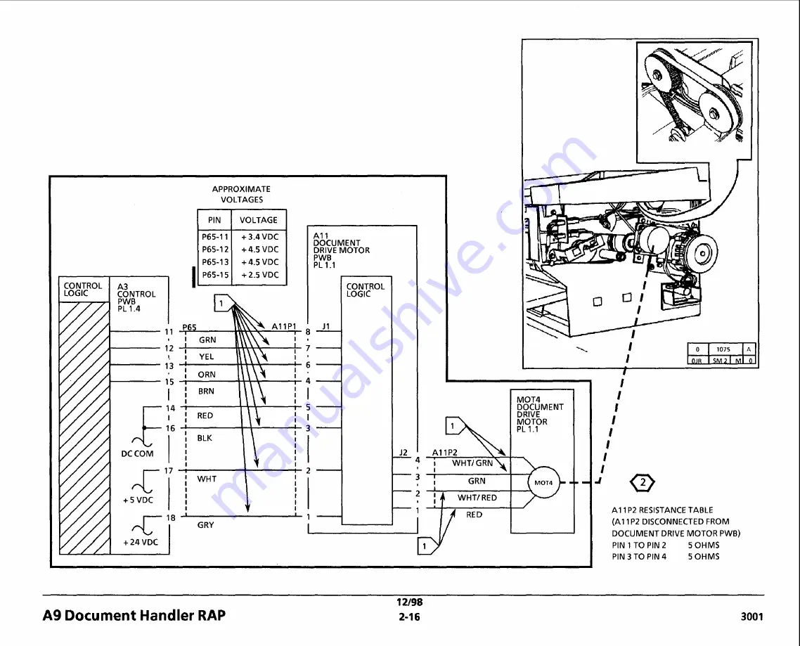 Xerox 3001 Service Manual Download Page 44