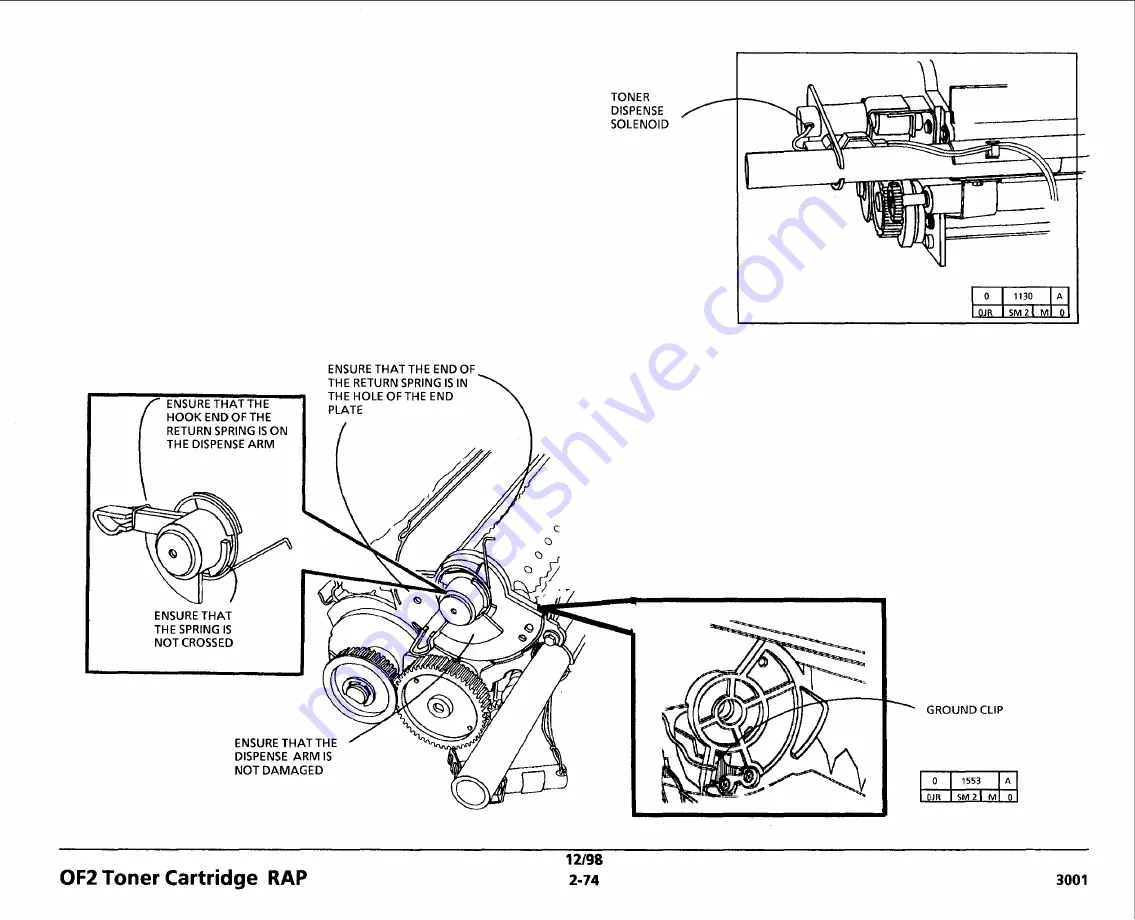 Xerox 3001 Service Manual Download Page 102