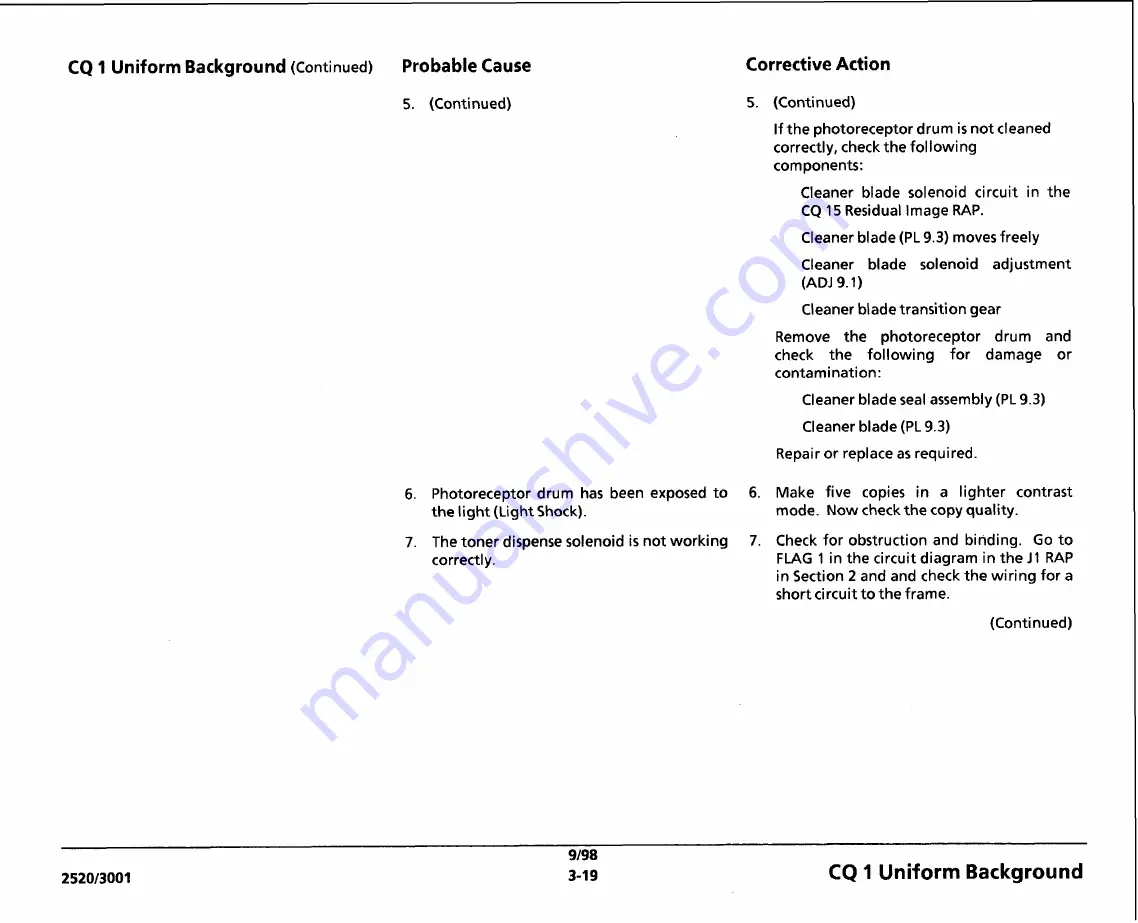 Xerox 3001 Скачать руководство пользователя страница 127