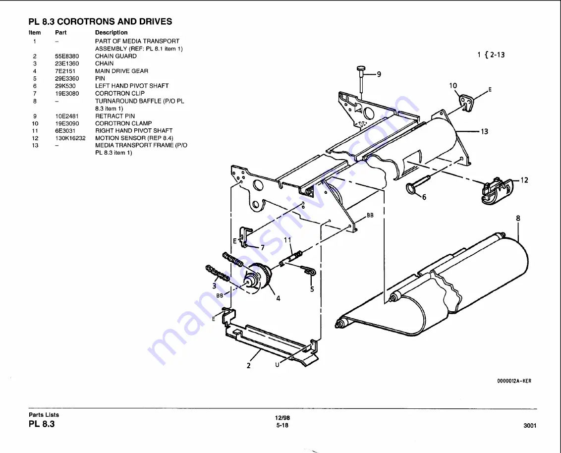 Xerox 3001 Service Manual Download Page 270