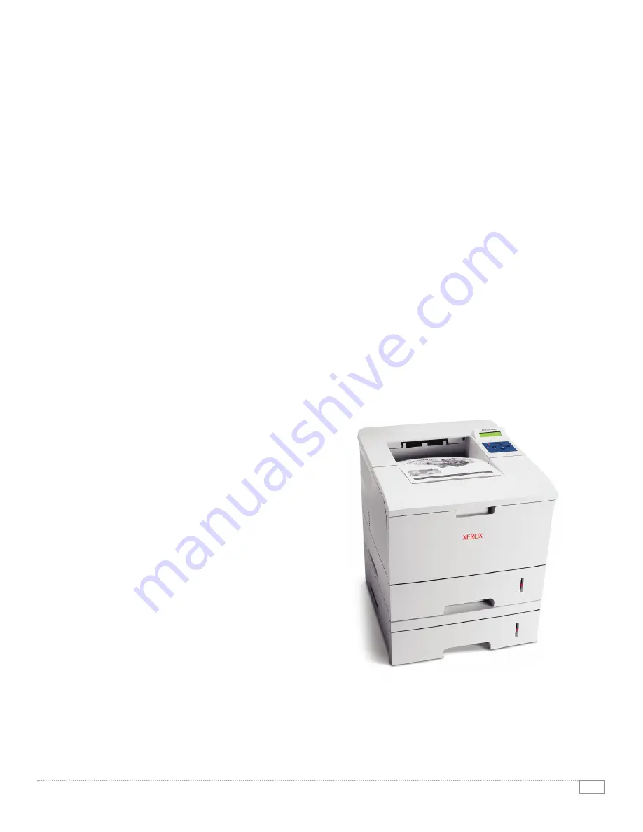 Xerox 3500N - Phaser B/W Laser Printer Evaluator Manual Download Page 3