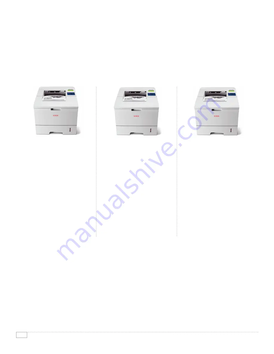 Xerox 3500N - Phaser B/W Laser Printer Evaluator Manual Download Page 4