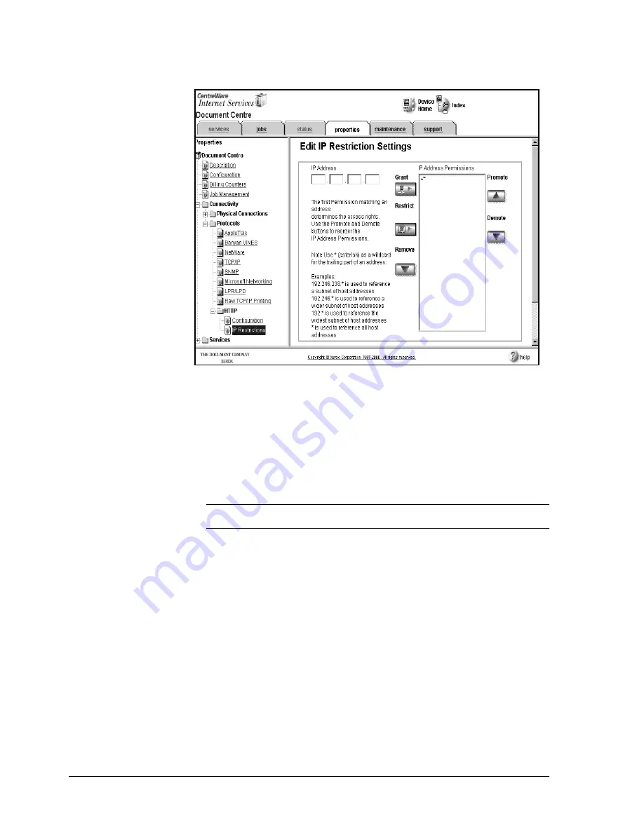 Xerox 490ST - Document Centre B/W Laser Printer System Administration Manual Download Page 180