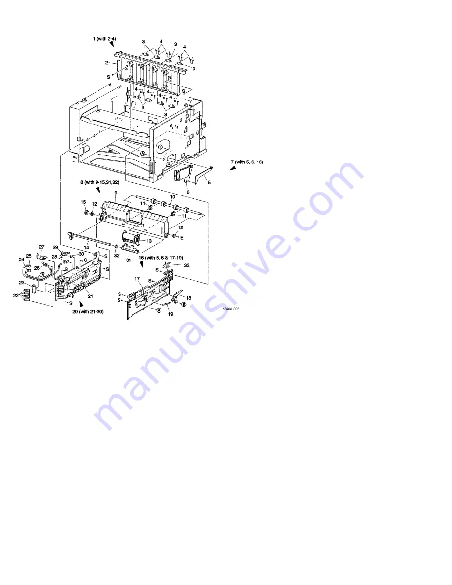 Xerox 5400N - Phaser B/W Laser Printer Скачать руководство пользователя страница 419