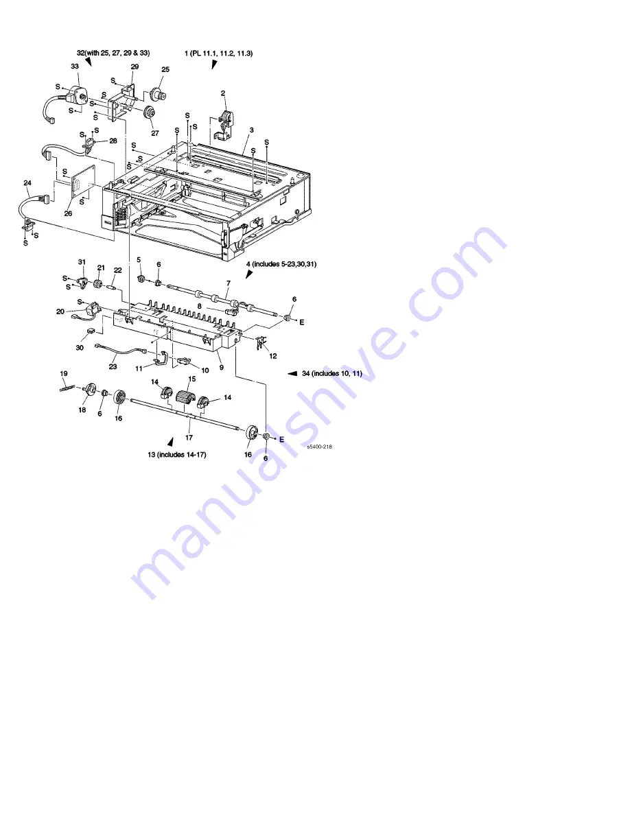 Xerox 5400N - Phaser B/W Laser Printer Скачать руководство пользователя страница 443