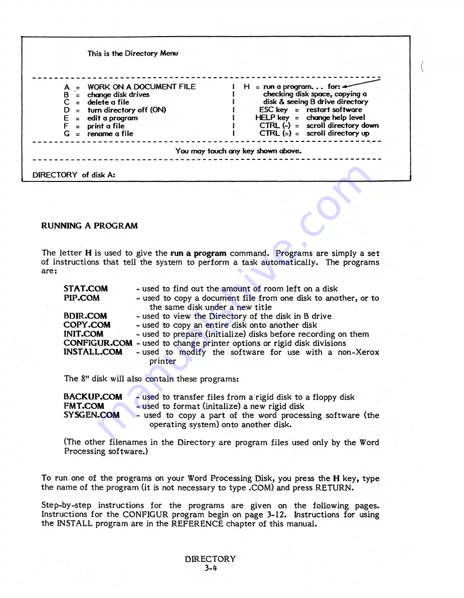 Xerox 820-II Word Processing Applications And Reference Manual Download Page 30