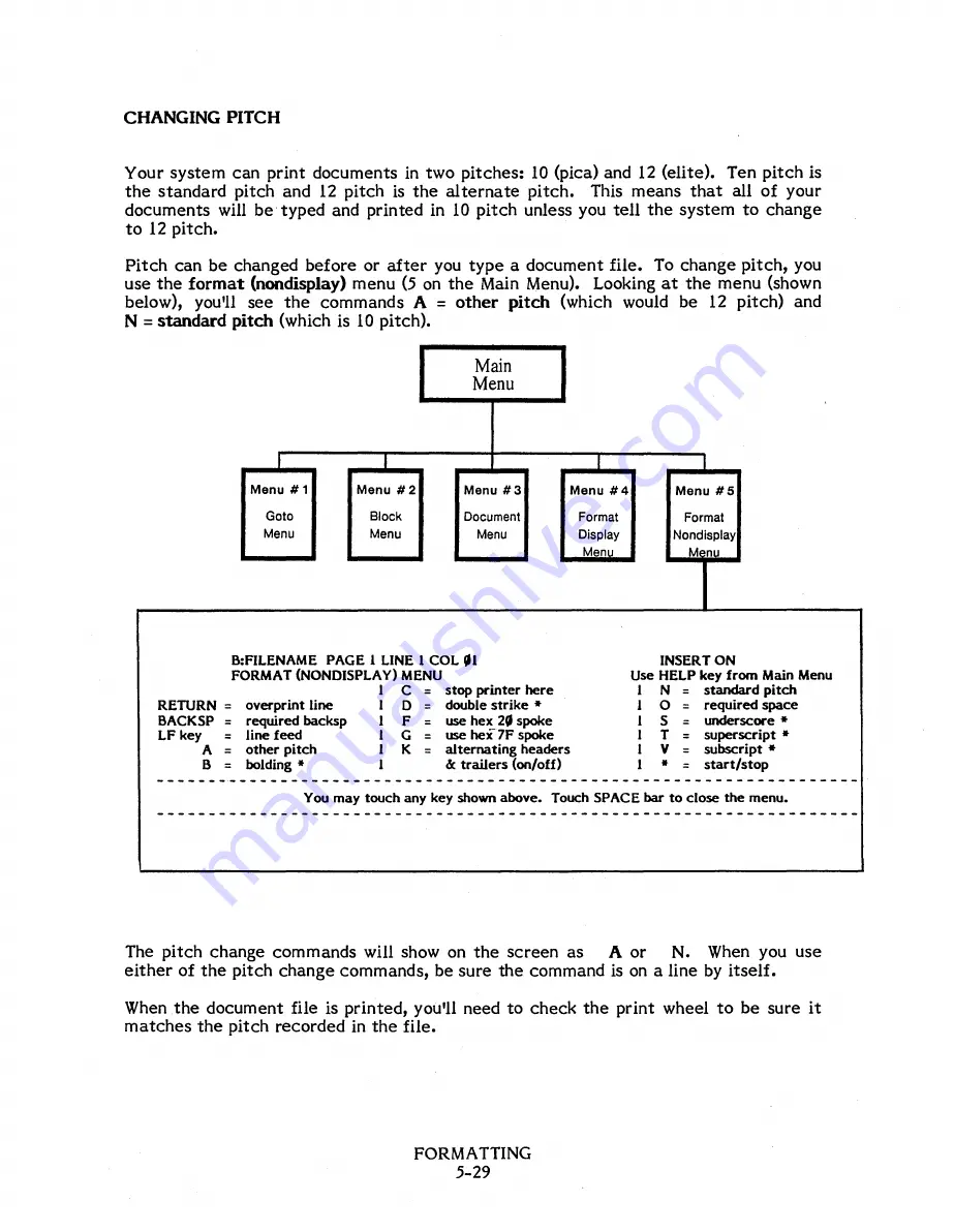 Xerox 820-II Word Processing Applications And Reference Manual Download Page 95