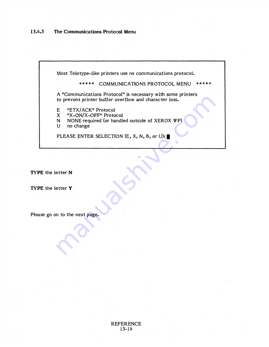 Xerox 820-II Word Processing Applications And Reference Manual Download Page 178