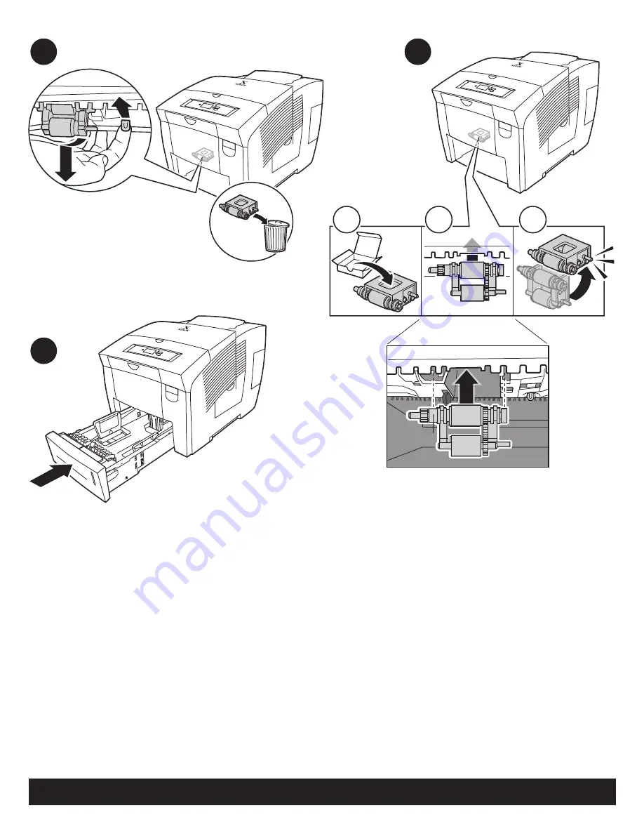 Xerox 8400N - Phaser Color Solid Ink Printer Accessories Manual Download Page 4