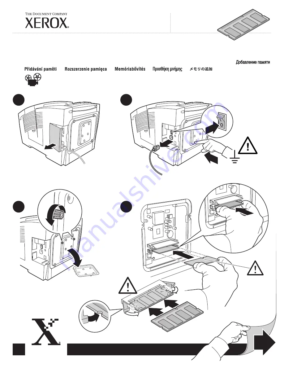 Xerox 8400N - Phaser Color Solid Ink Printer Accessories Manual Download Page 7