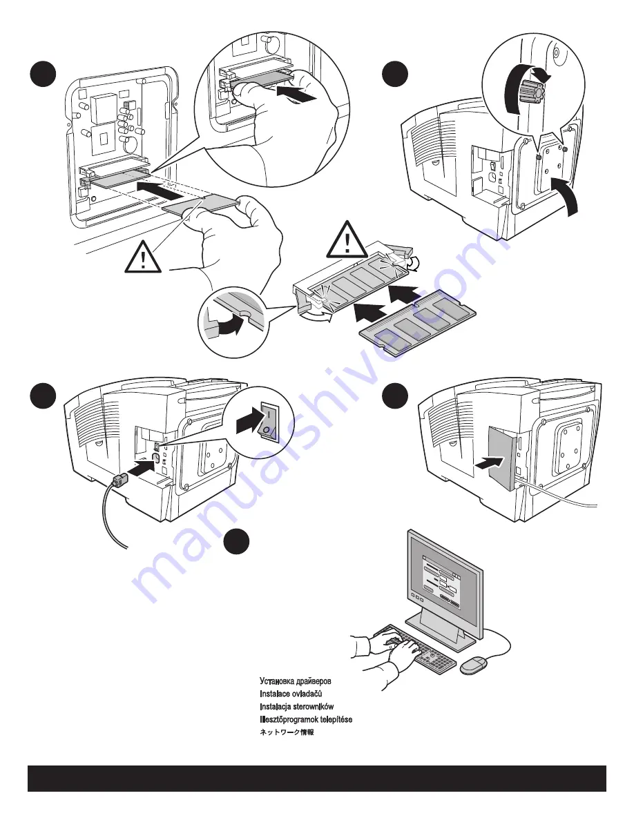 Xerox 8400N - Phaser Color Solid Ink Printer Accessories Manual Download Page 17